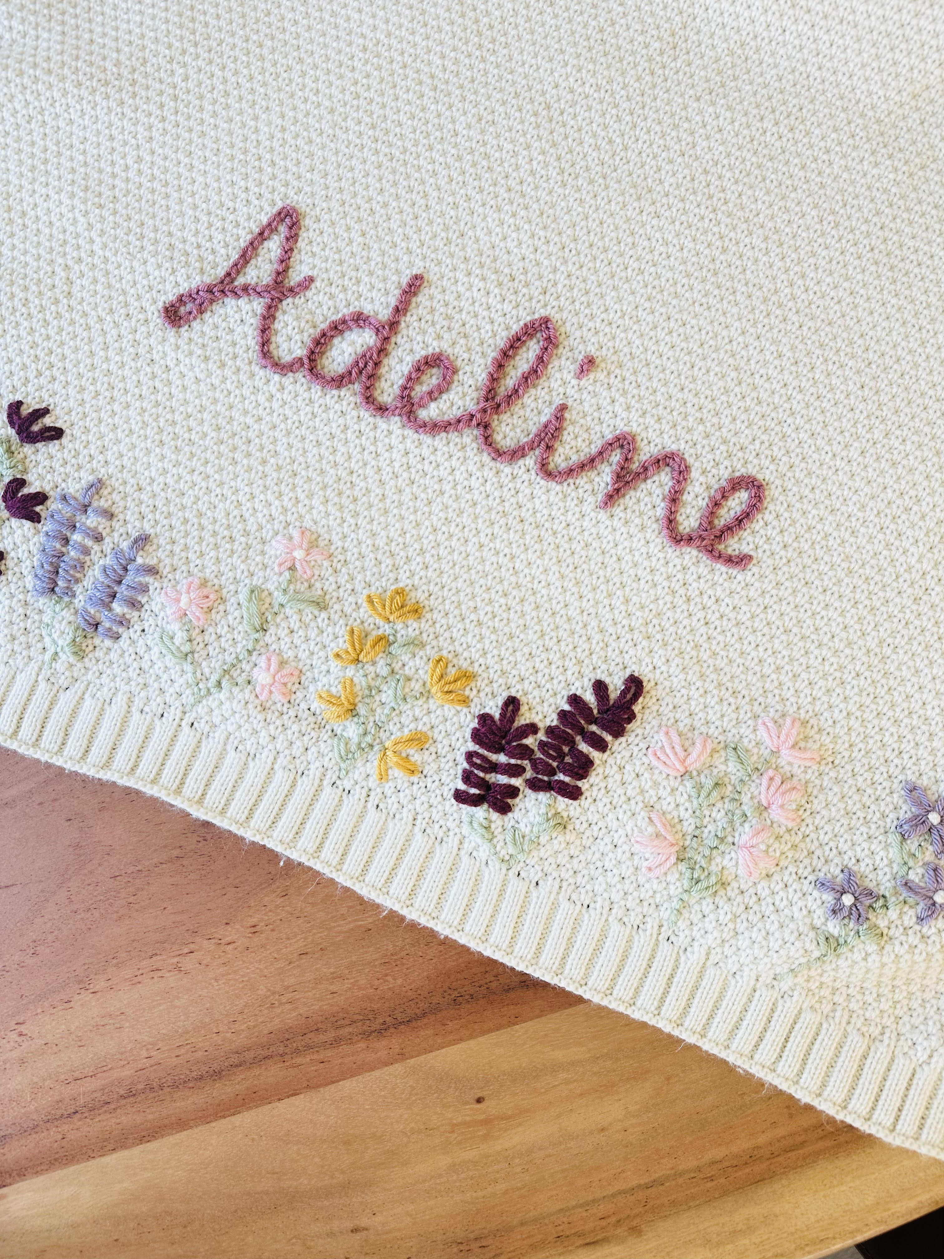 Floral Baby Blanket